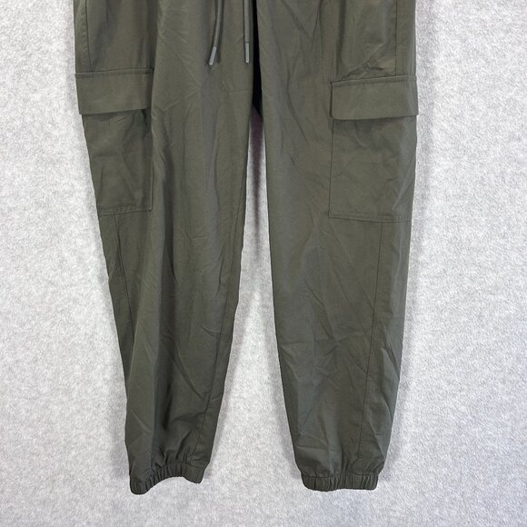 Old Navy XS Olive Green StretchTech Cargo Joggers Dry Quick Elastic Hem Athleisu - Picture 13 of 13
